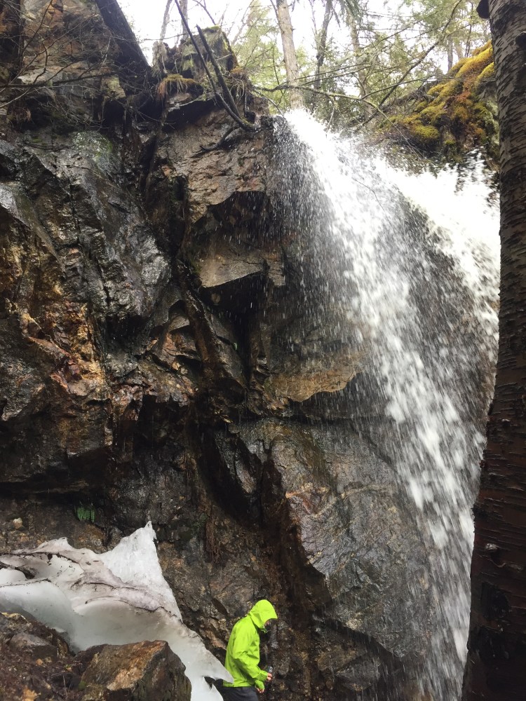 Tyson with the water